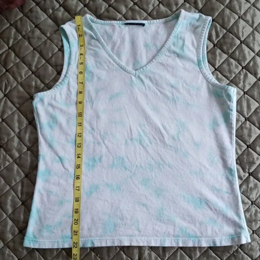 TWO ITEMS Cute tie dyed tank top & Fashion necklace with spirals and crystals - Picture 5 of 8